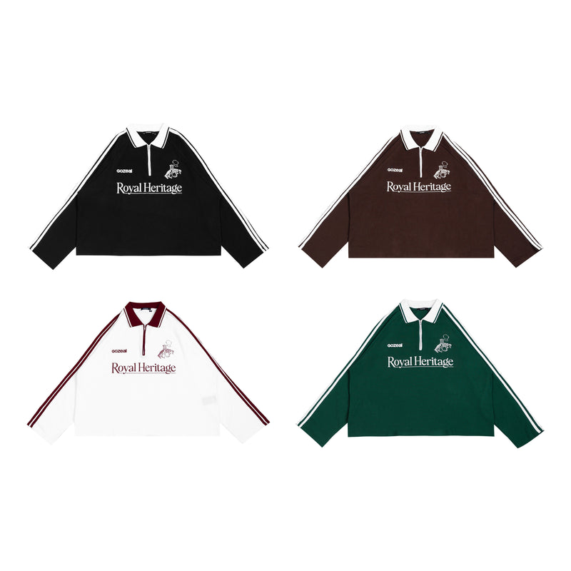 Prime Longsleeve Polo Waffle T-Shirt