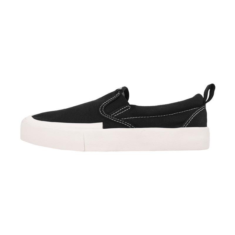 Nobu Black White Slip on Shoes