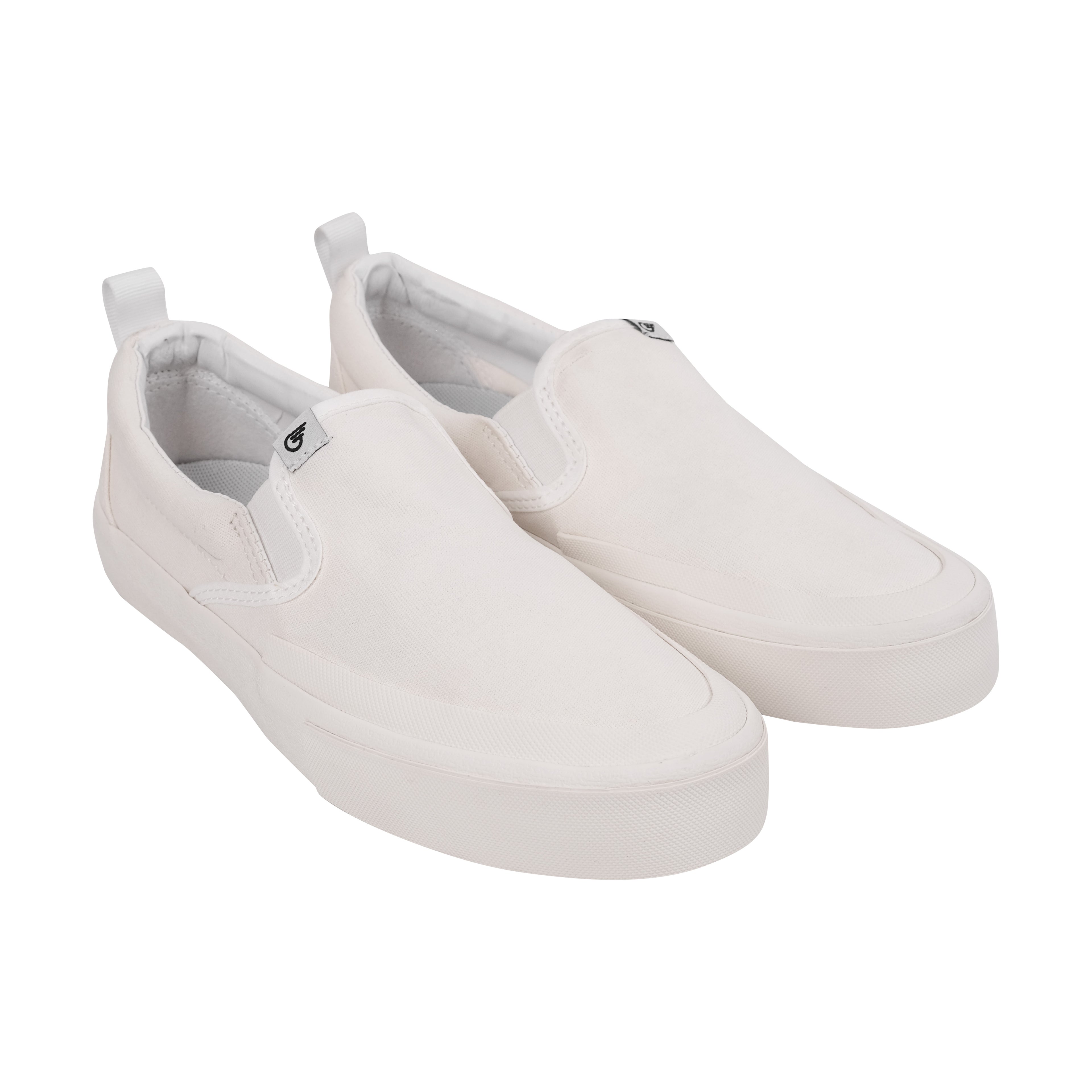 Nobu Full White Slip on Shoes