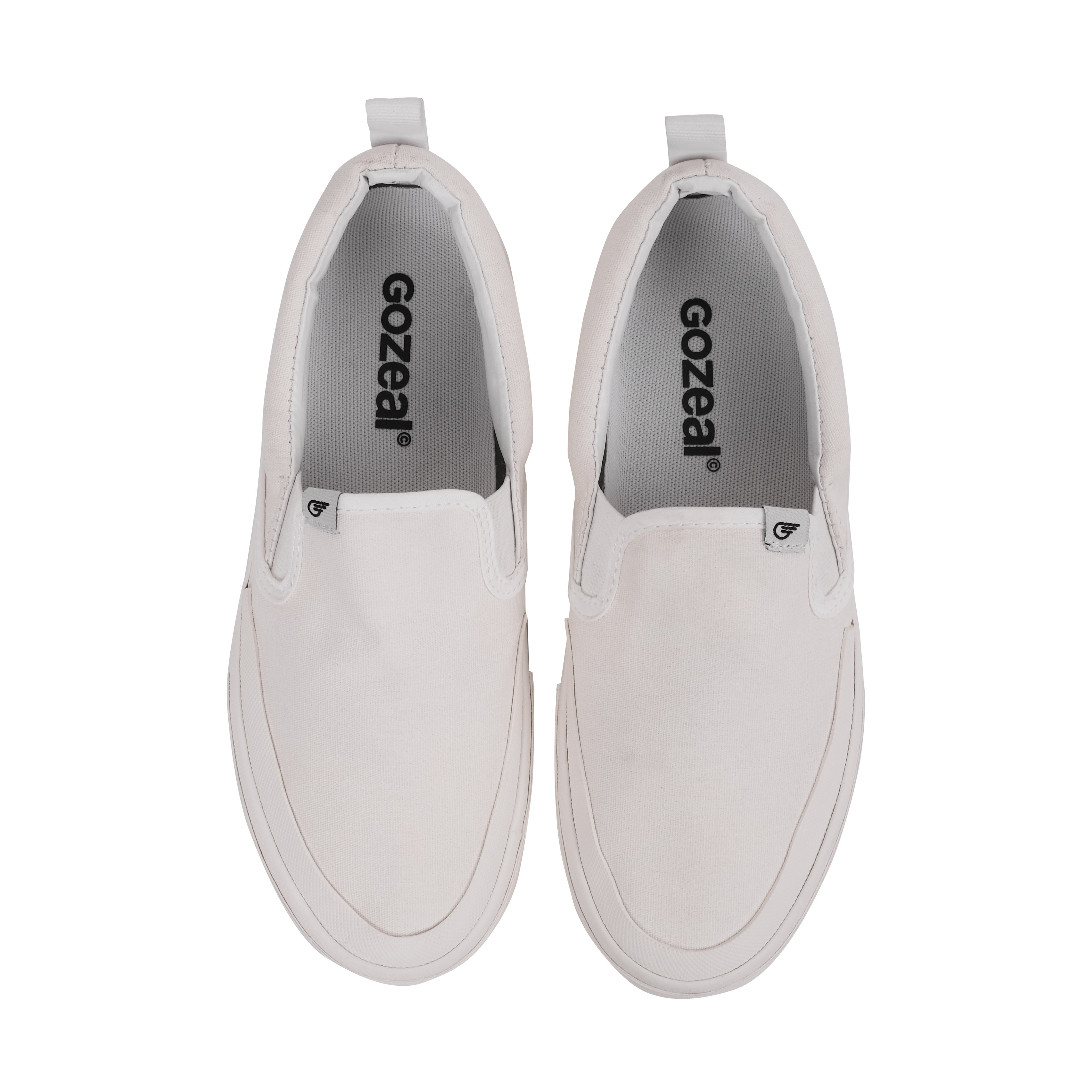 Nobu Full White Slip on Shoes