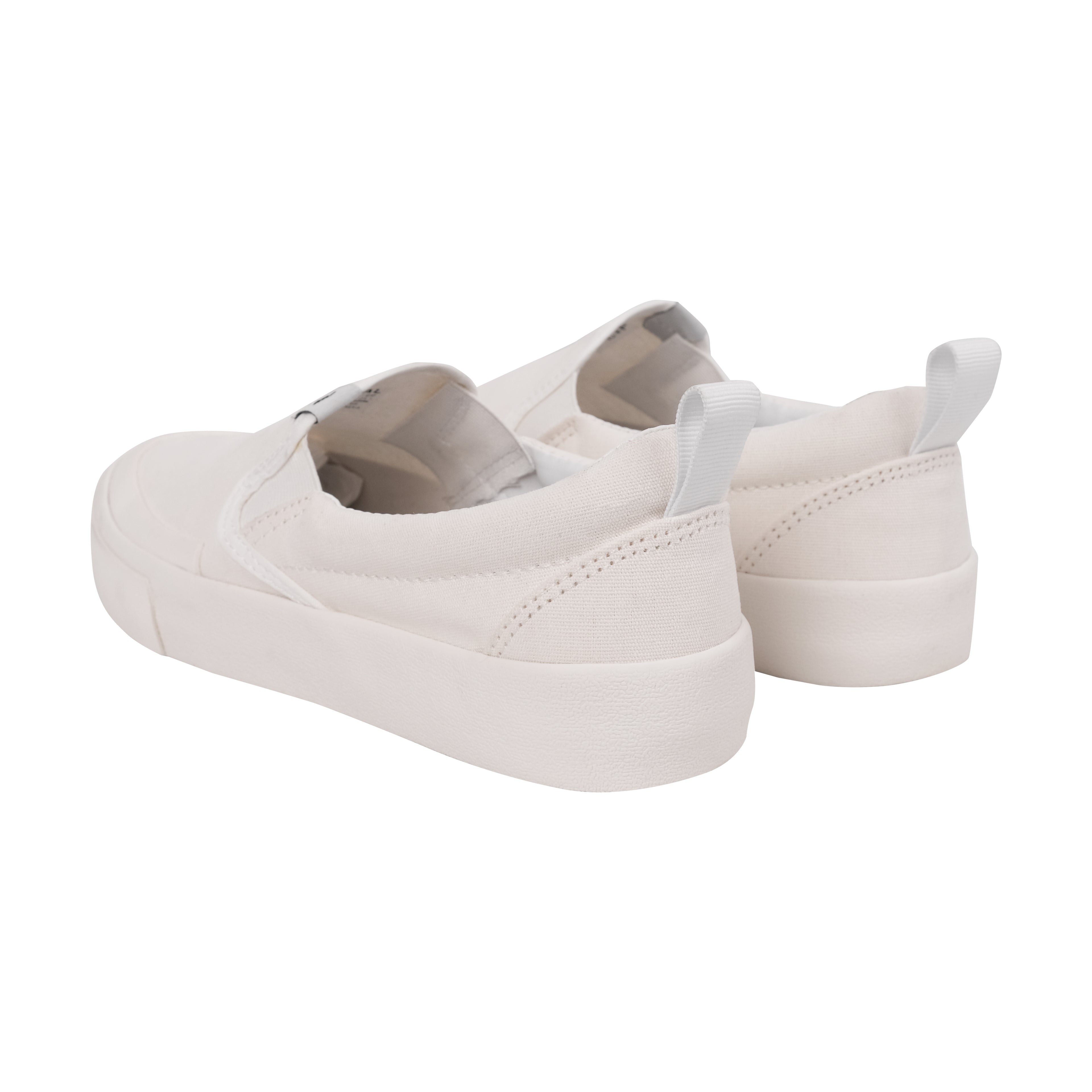 Nobu Full White Slip on Shoes