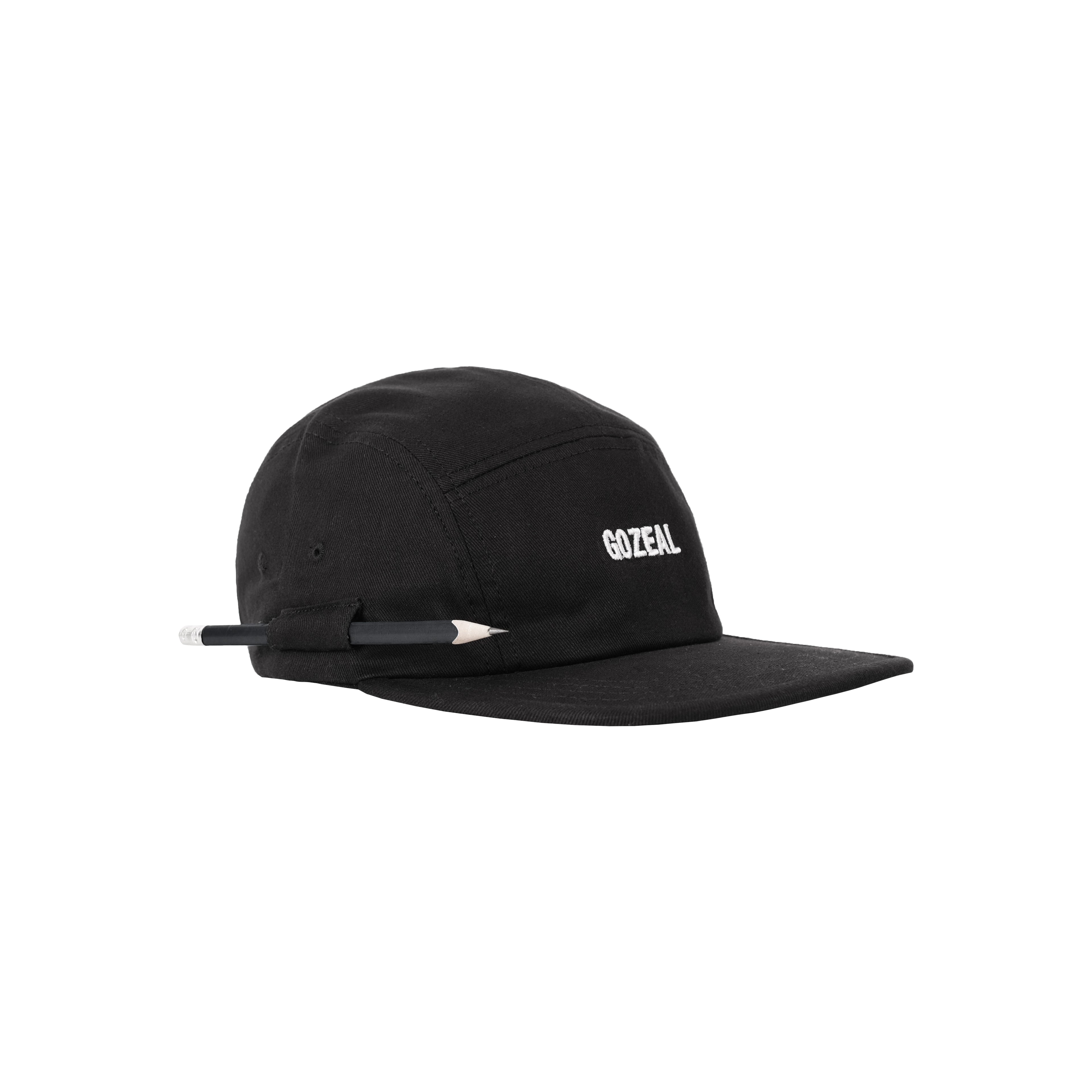 Santa Black 5 panel Cap