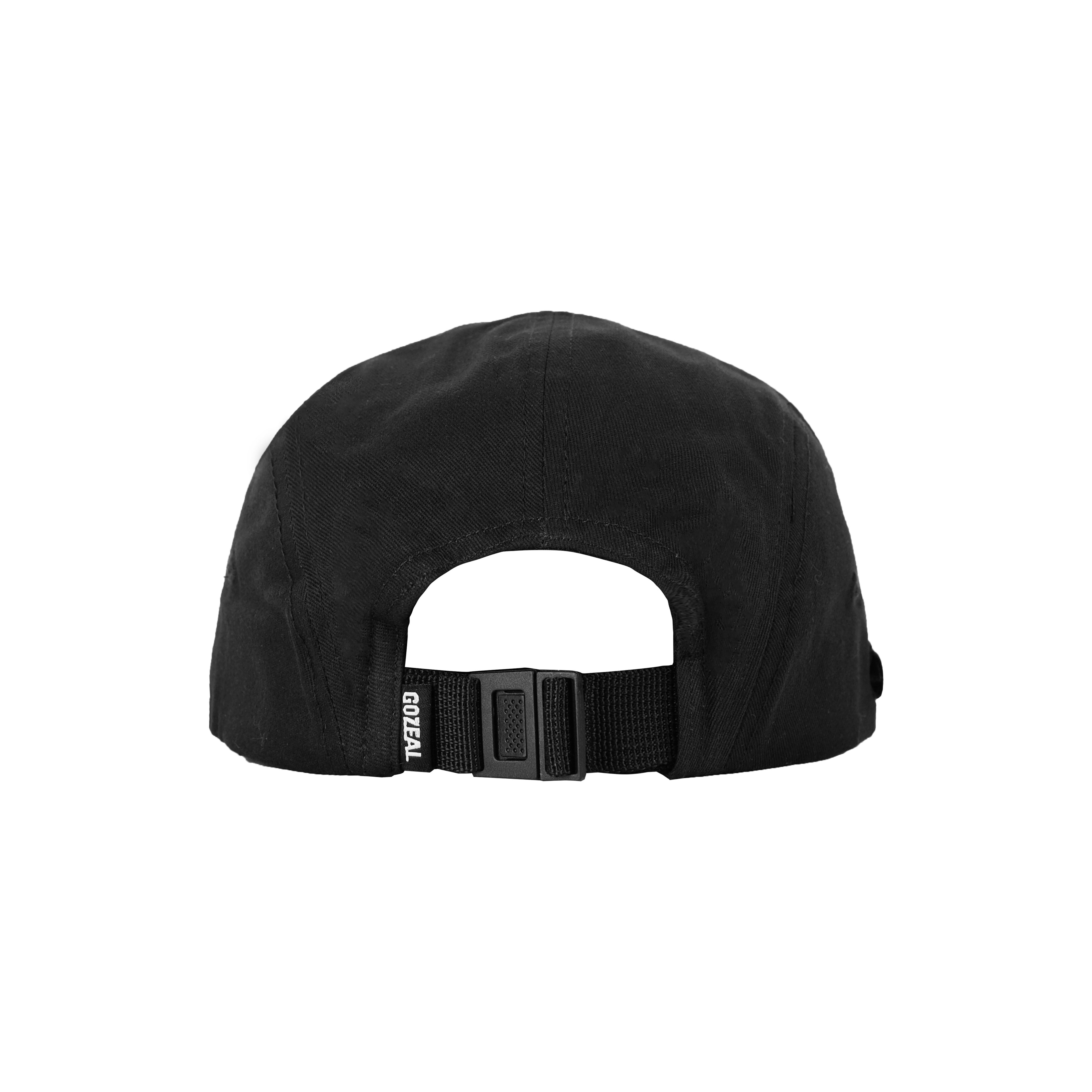 Santa Black 5 panel Cap
