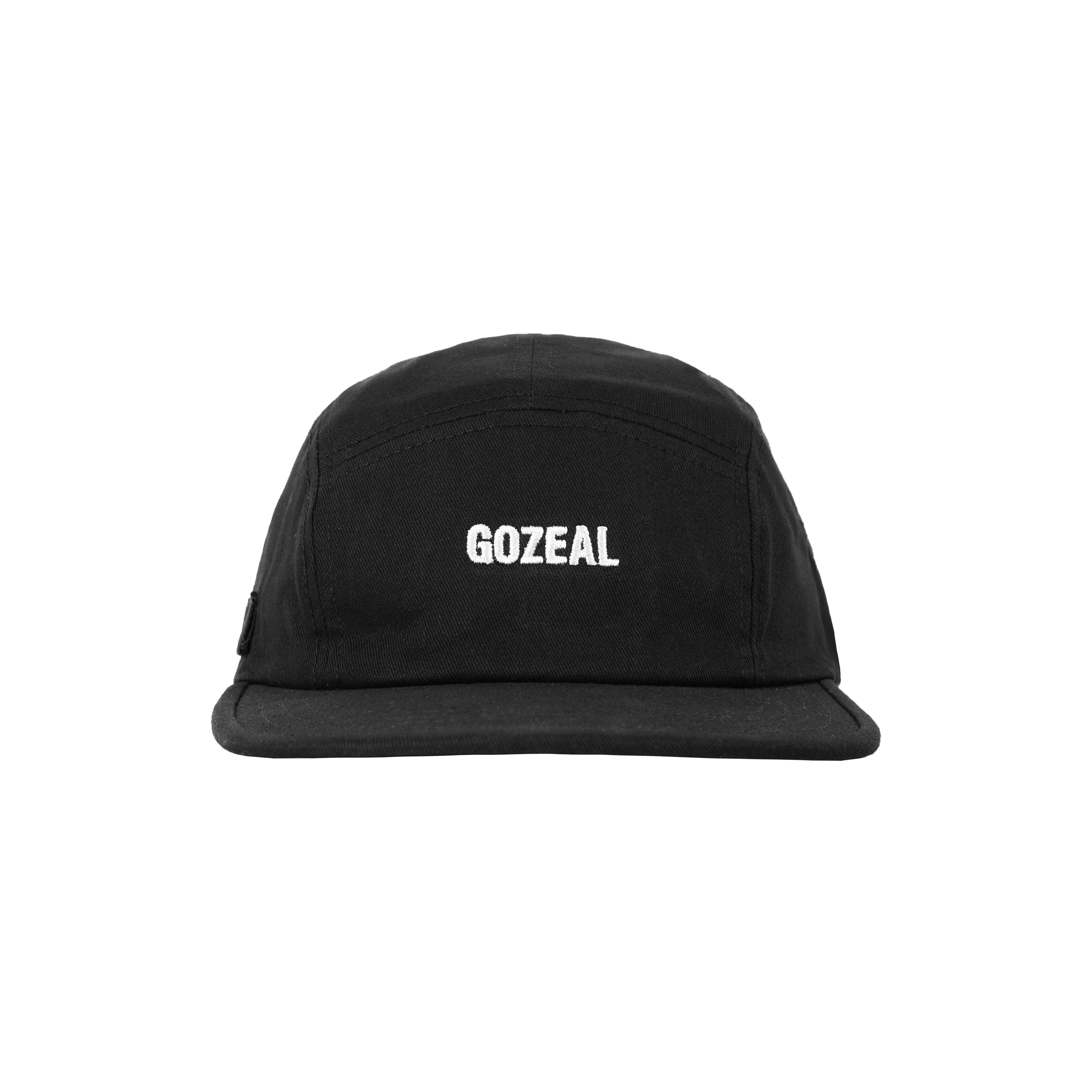 Santa Black 5 panel Cap