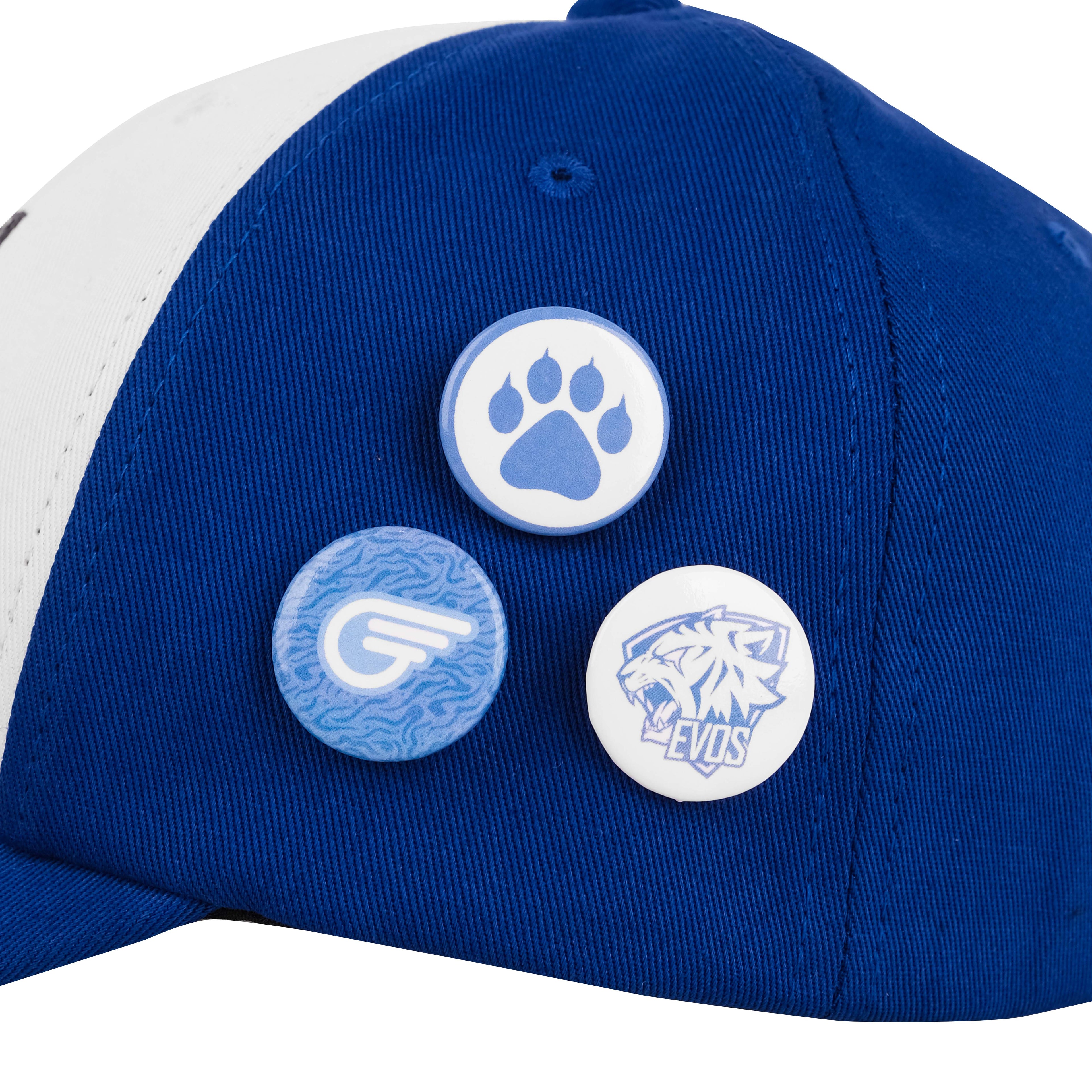 Gozeal x Evos - Logo Blue Polocaps