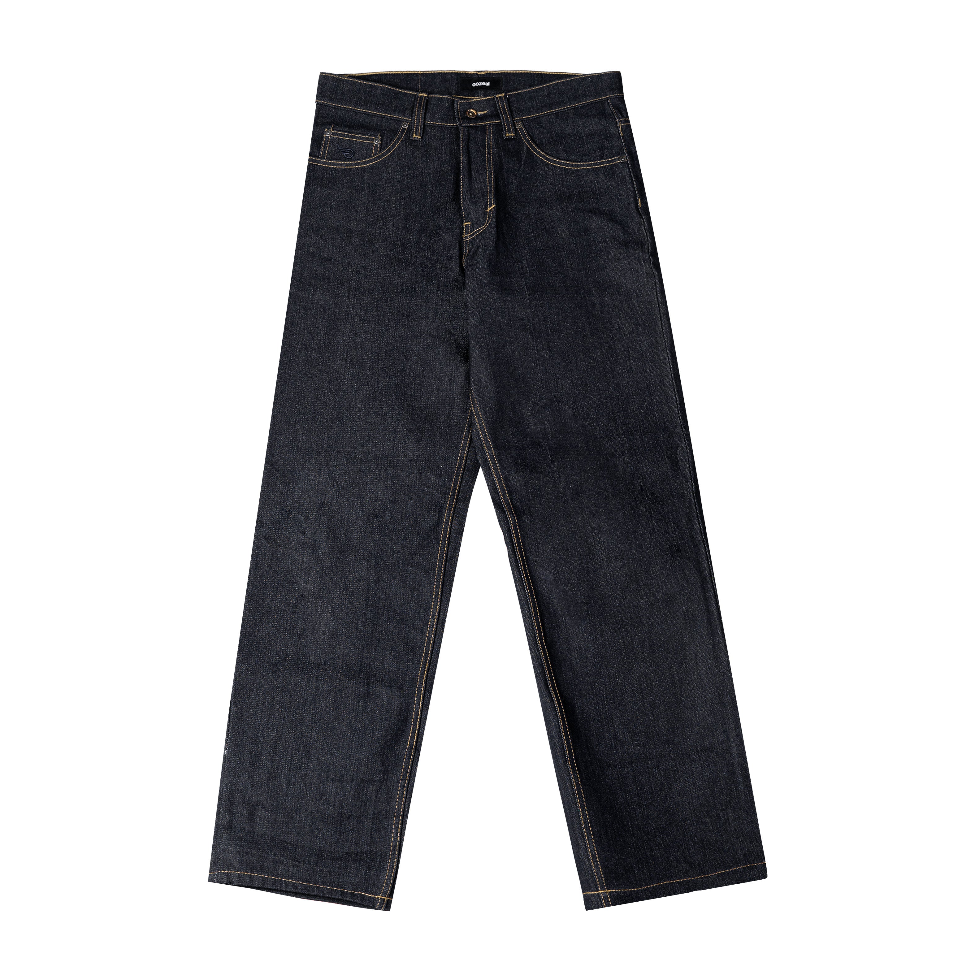 Bound Raw Denim Pants