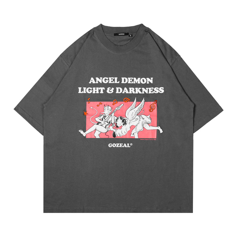 Gozeal × Banten Creative Fest - Dark Angel Oversized T-Shirt