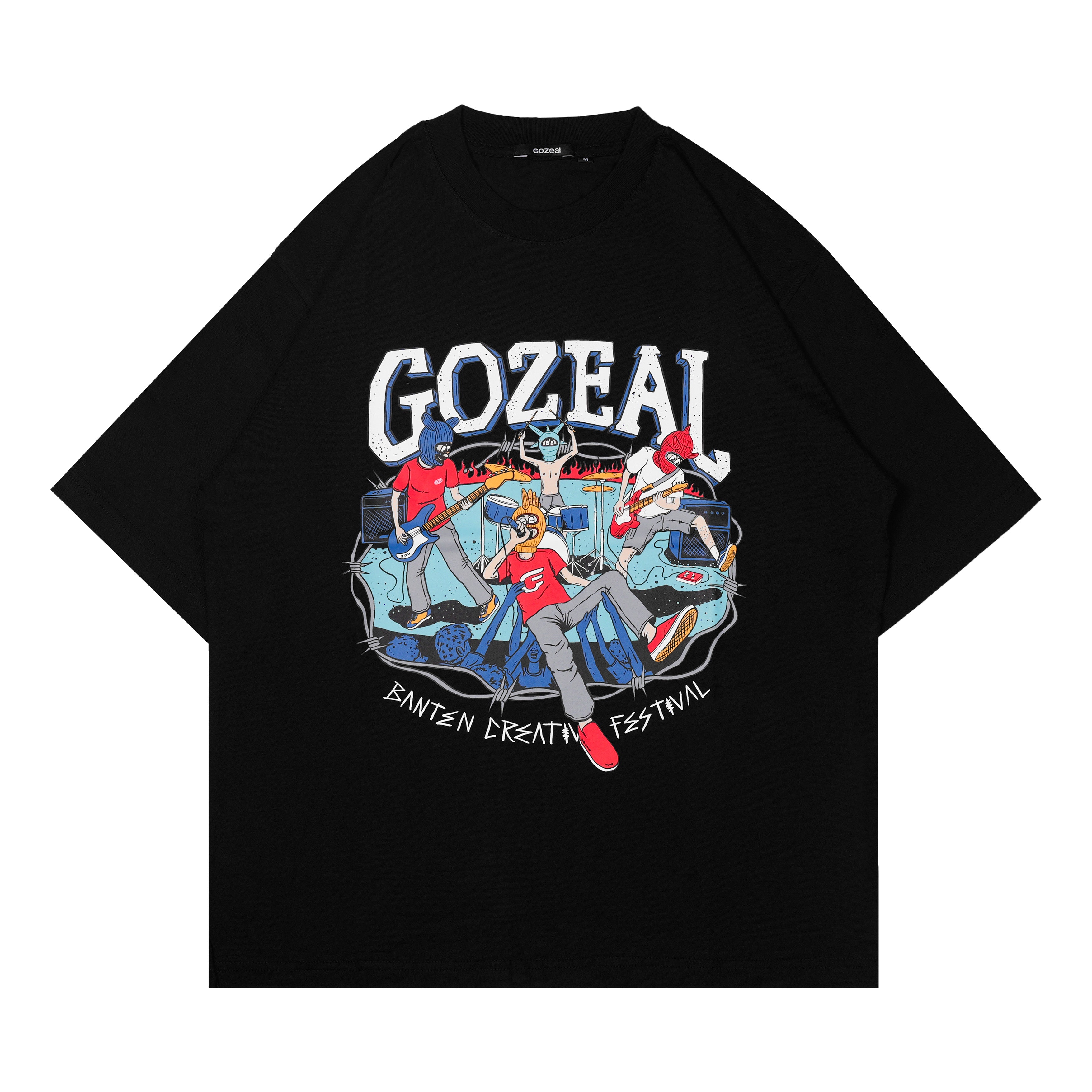Gozeal × Banten Creative Fest - Crowd Oversized T-Shirt