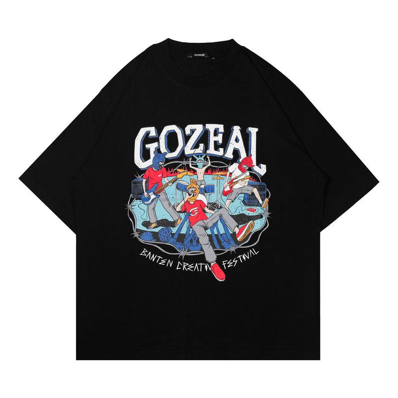 Gozeal × Banten Creative Fest - Crowd Oversized T-Shirt