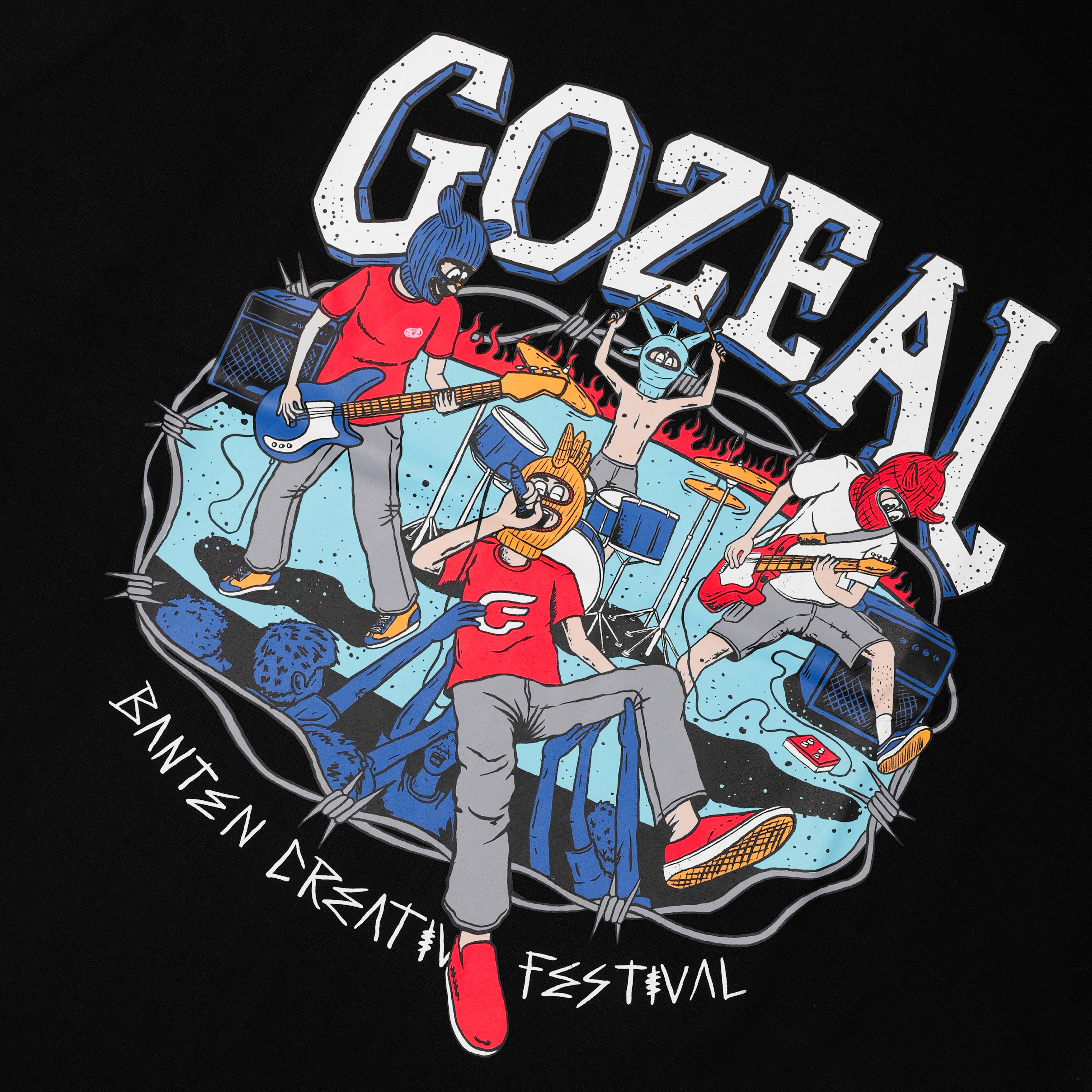 Gozeal × Banten Creative Fest - Crowd Oversized T-Shirt