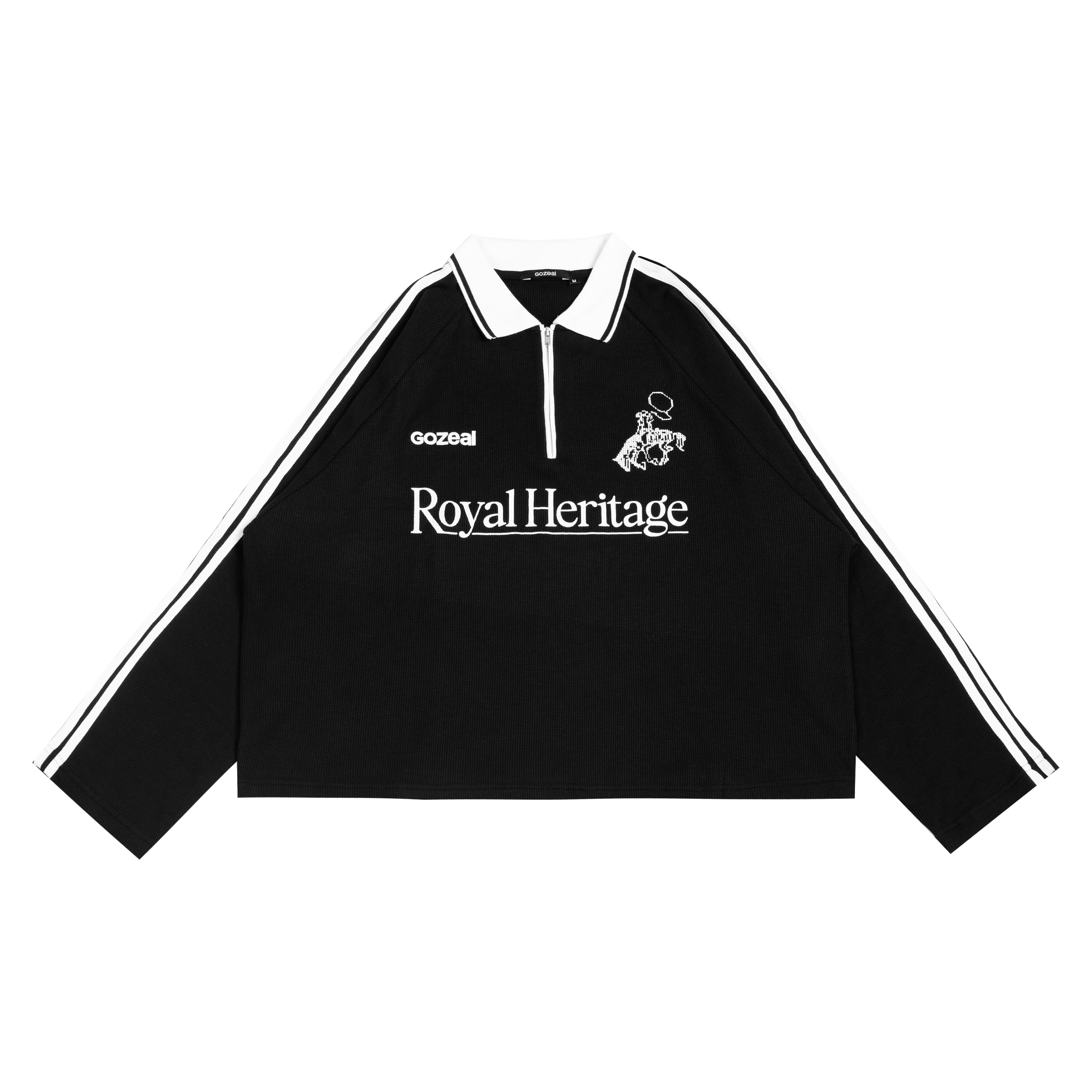 Prime Longsleeve Polo Waffle T-Shirt