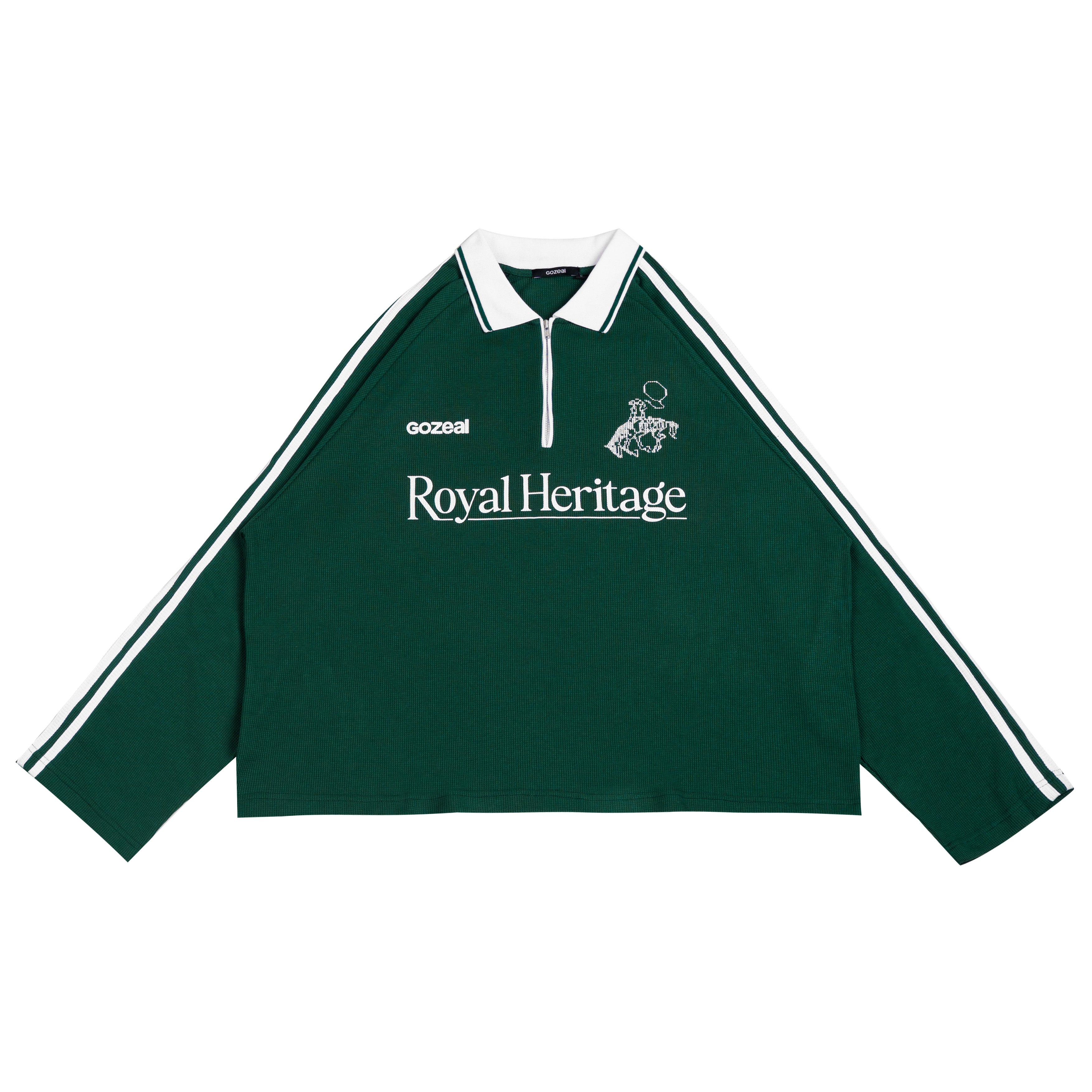 Prime Longsleeve Polo Waffle T-Shirt