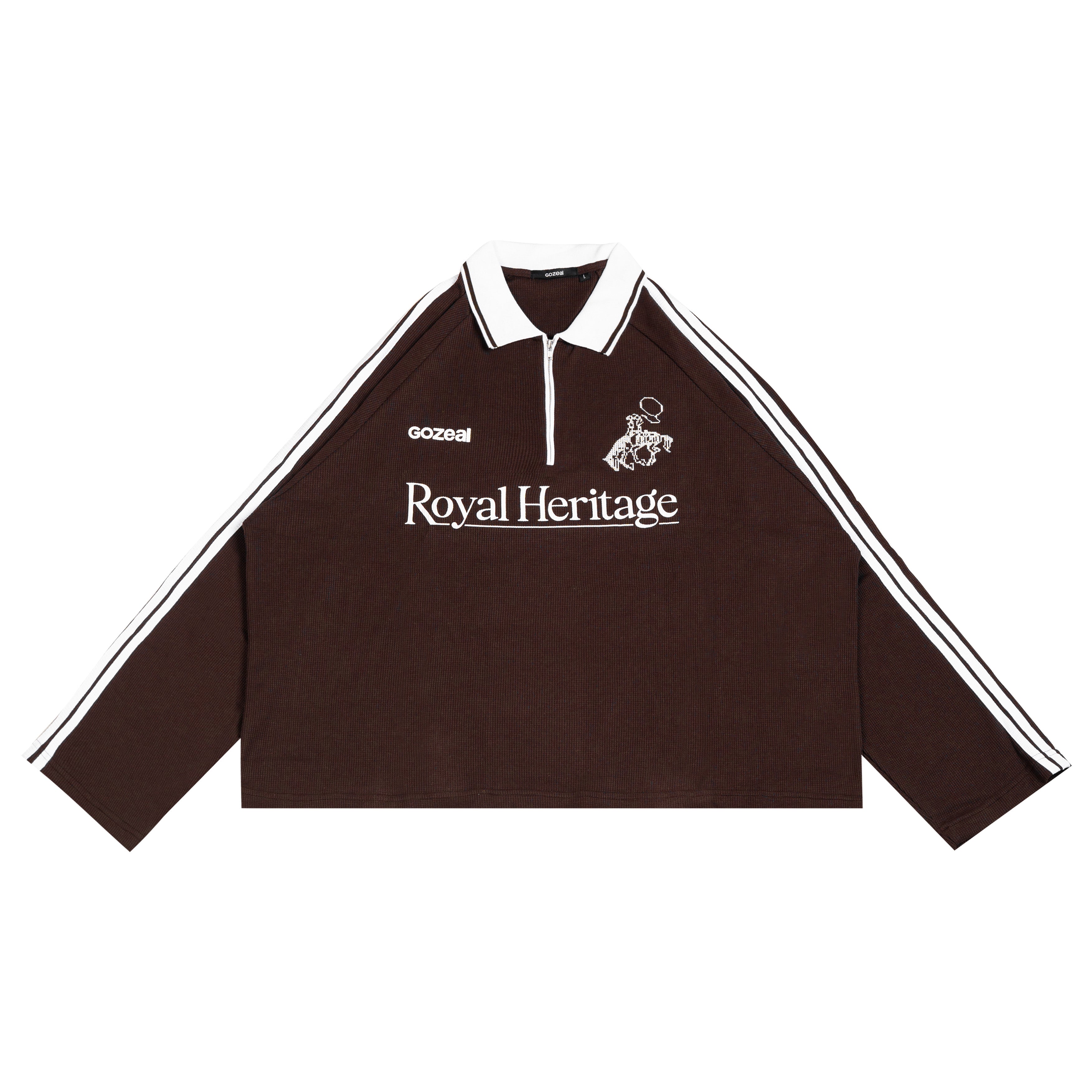 Prime Longsleeve Polo Waffle T-Shirt