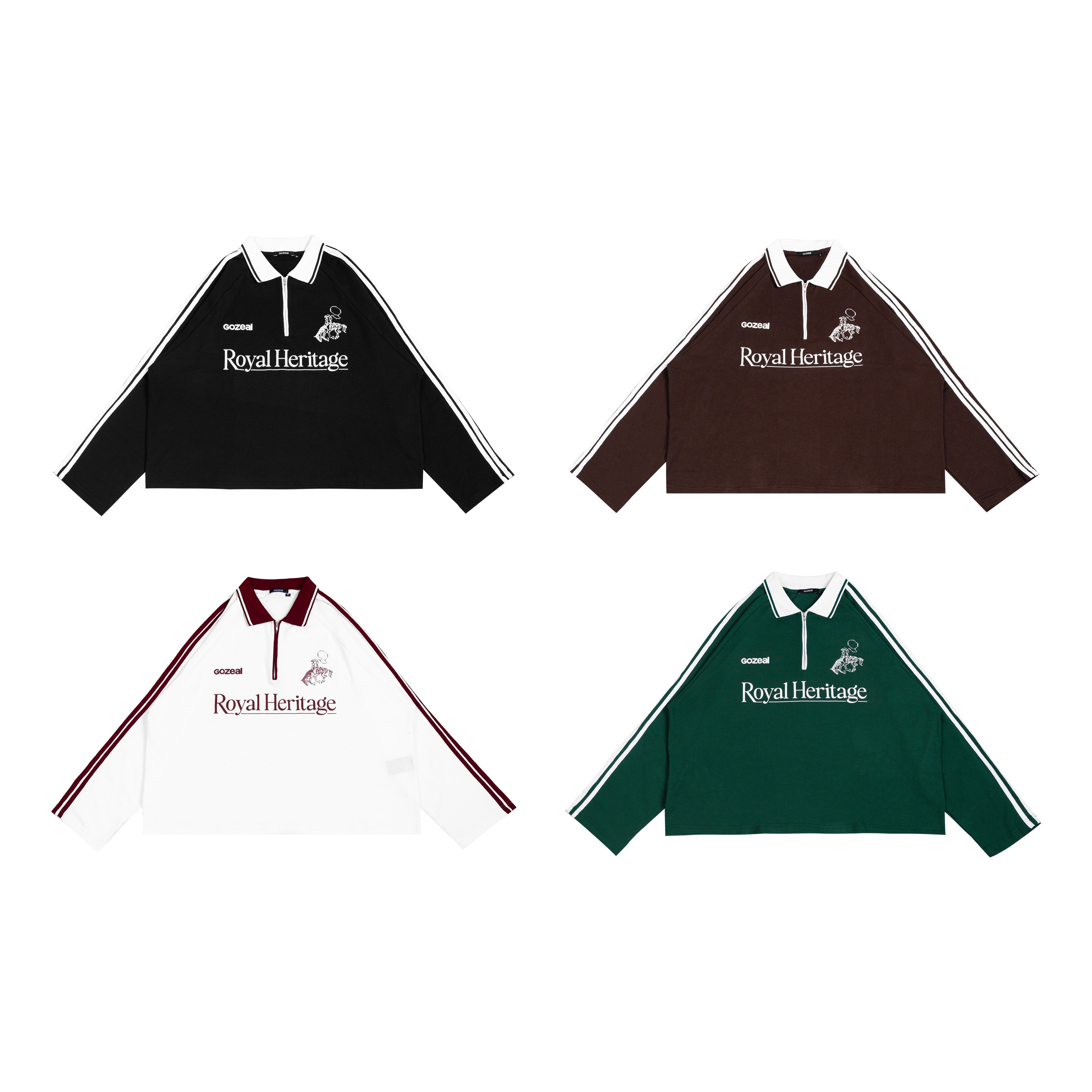 Prime Longsleeve Polo Waffle T-Shirt