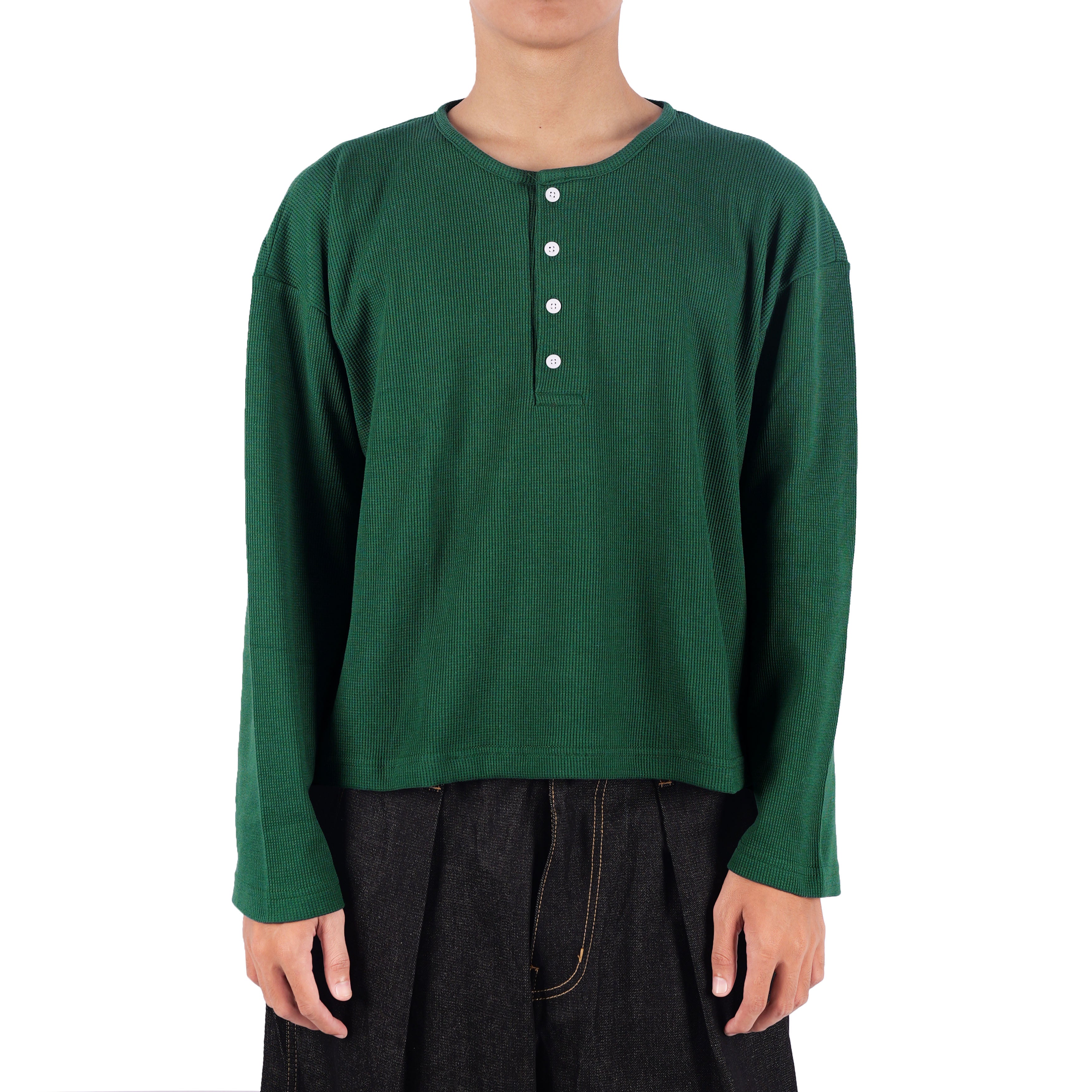 Seren Longsleeve Boxy Waffle T-Shirt