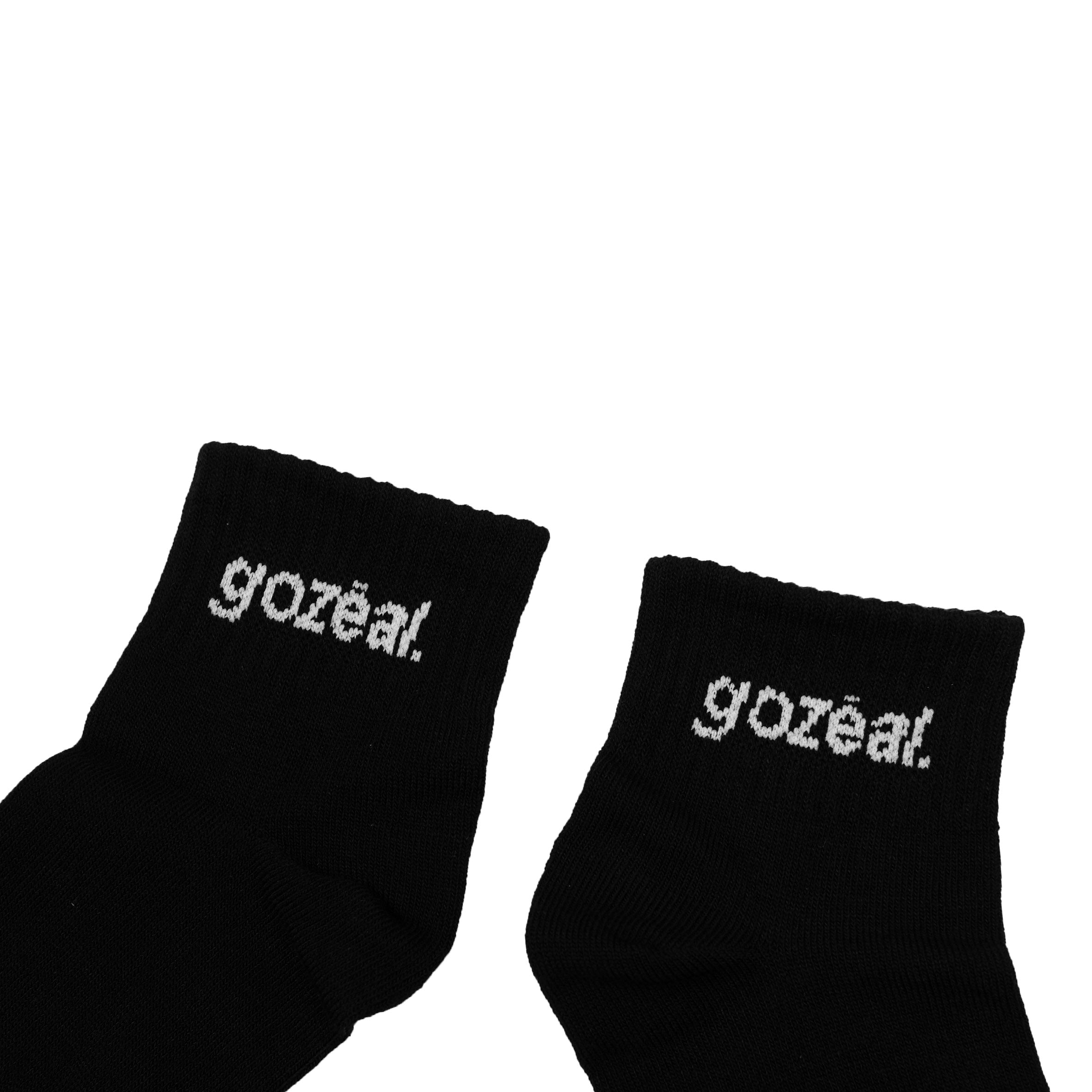 Low Black Socks