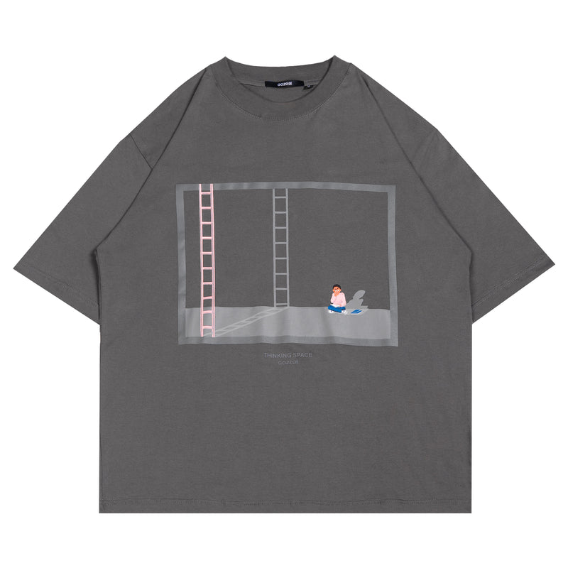 Gozeal X Raditya Dika - Thinking Space Oversized T-Shirt