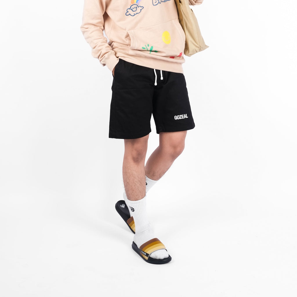 Font Black Short Pants