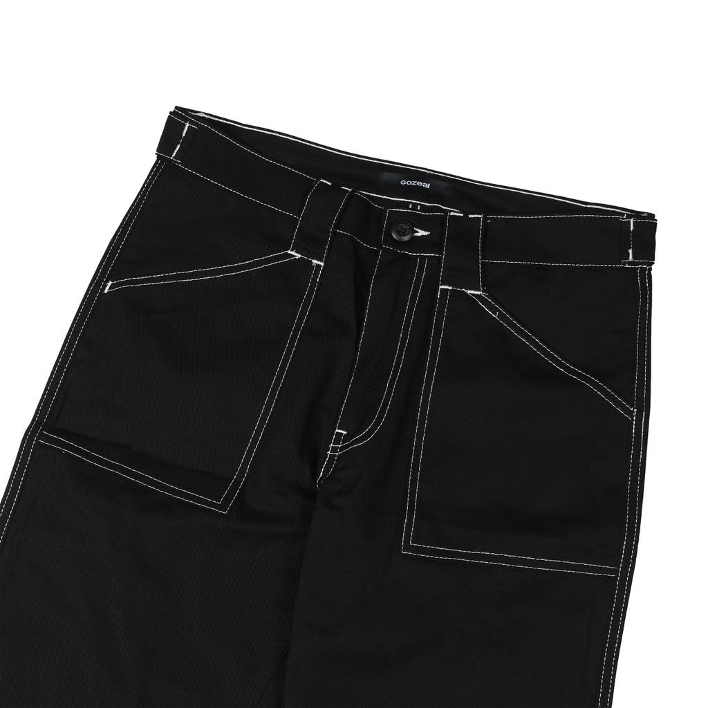 Fatigue Black Long Pants