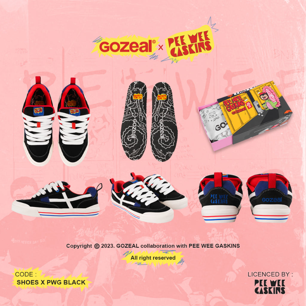 Gozeal X Pee Wee Gaskins - Black Shoes