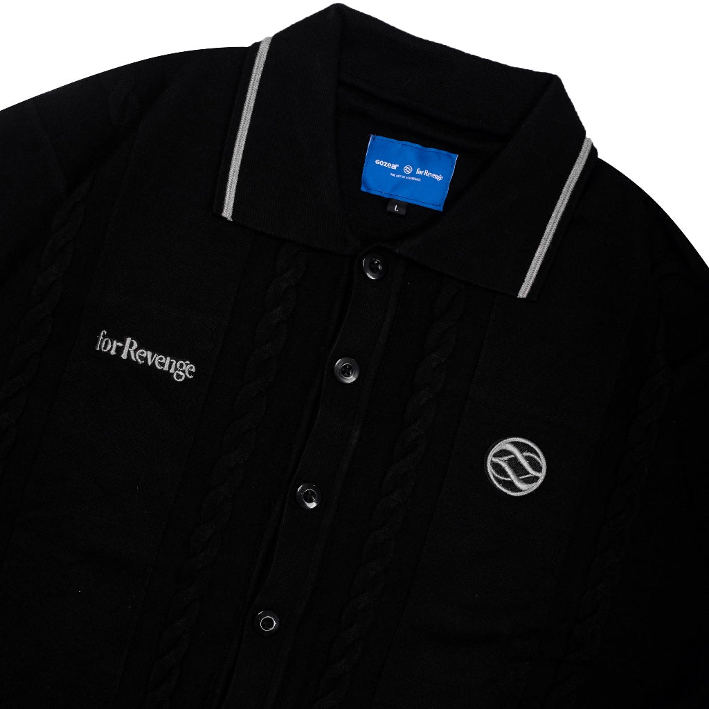 Gozeal X For Revenge - Depression Knit Polo Shirt