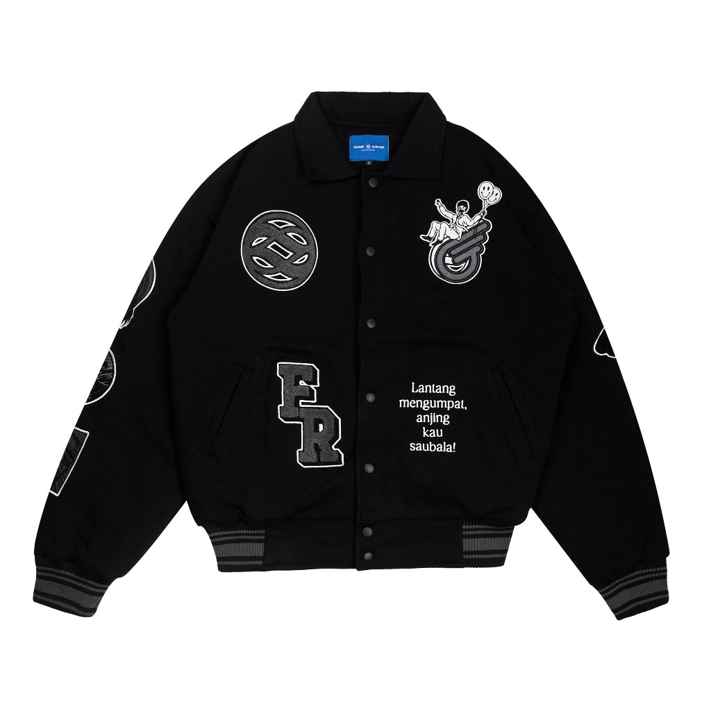 Gozeal X For Revenge - Anger Varsity Jacket