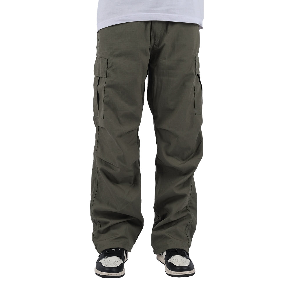 Cold Olive Balloon Pants