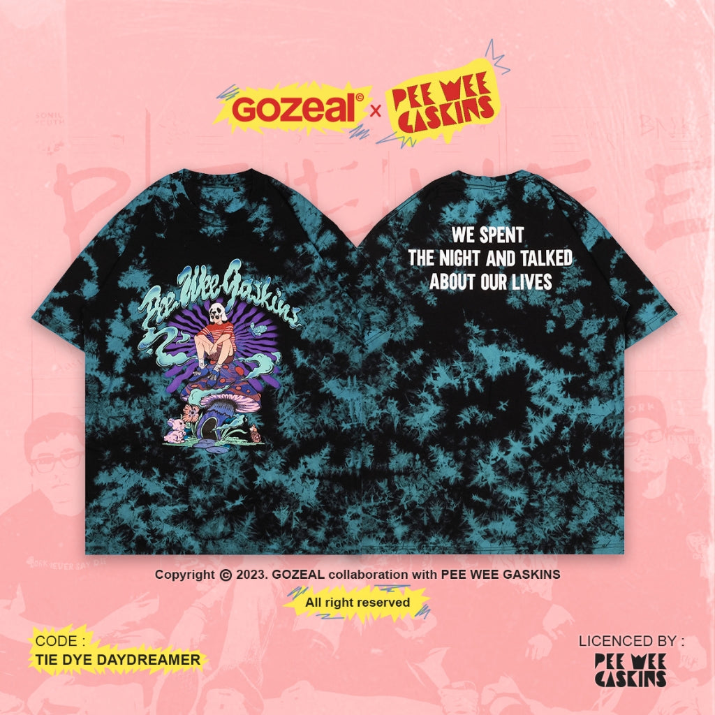 Gozeal X Pee Wee Gaskins - Day Dreamer Tie Dye Regular Fit T-Shirt