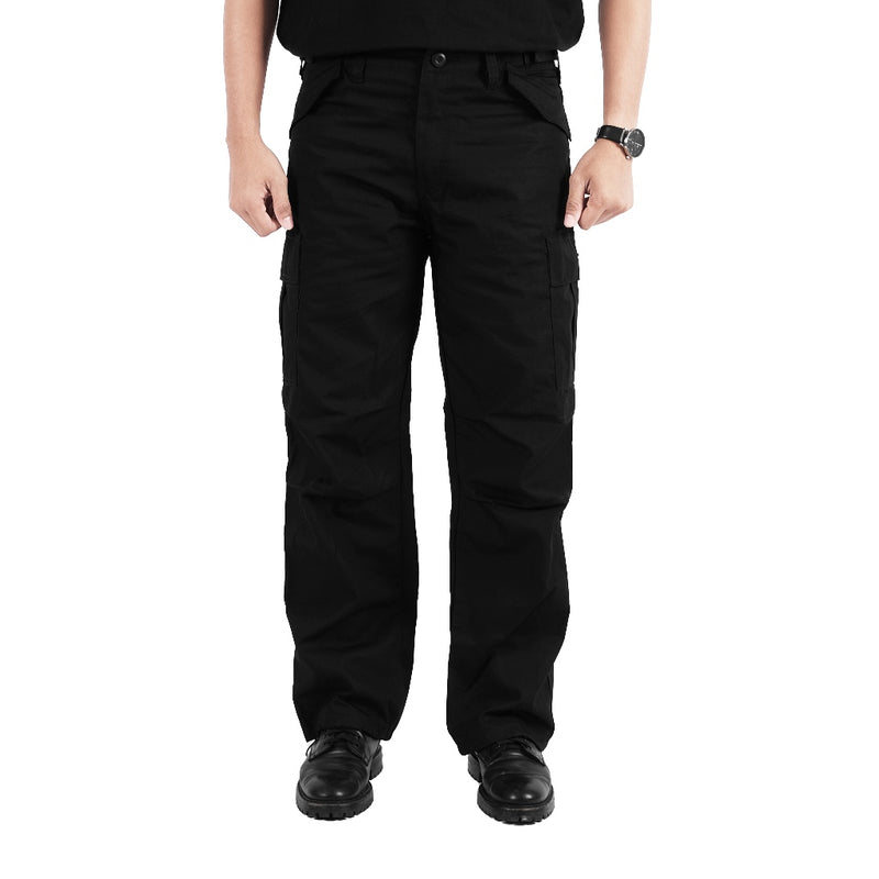 Cold Black Balloon Pants