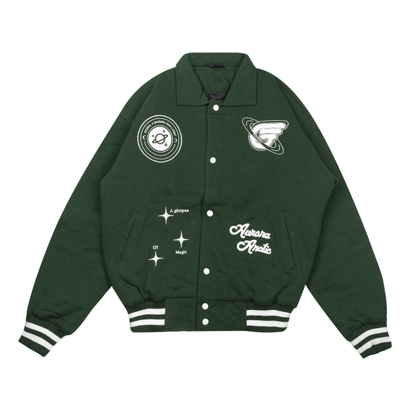 Gozeal X Manusia dan Langit - Notrh Wave Varsity Jacket