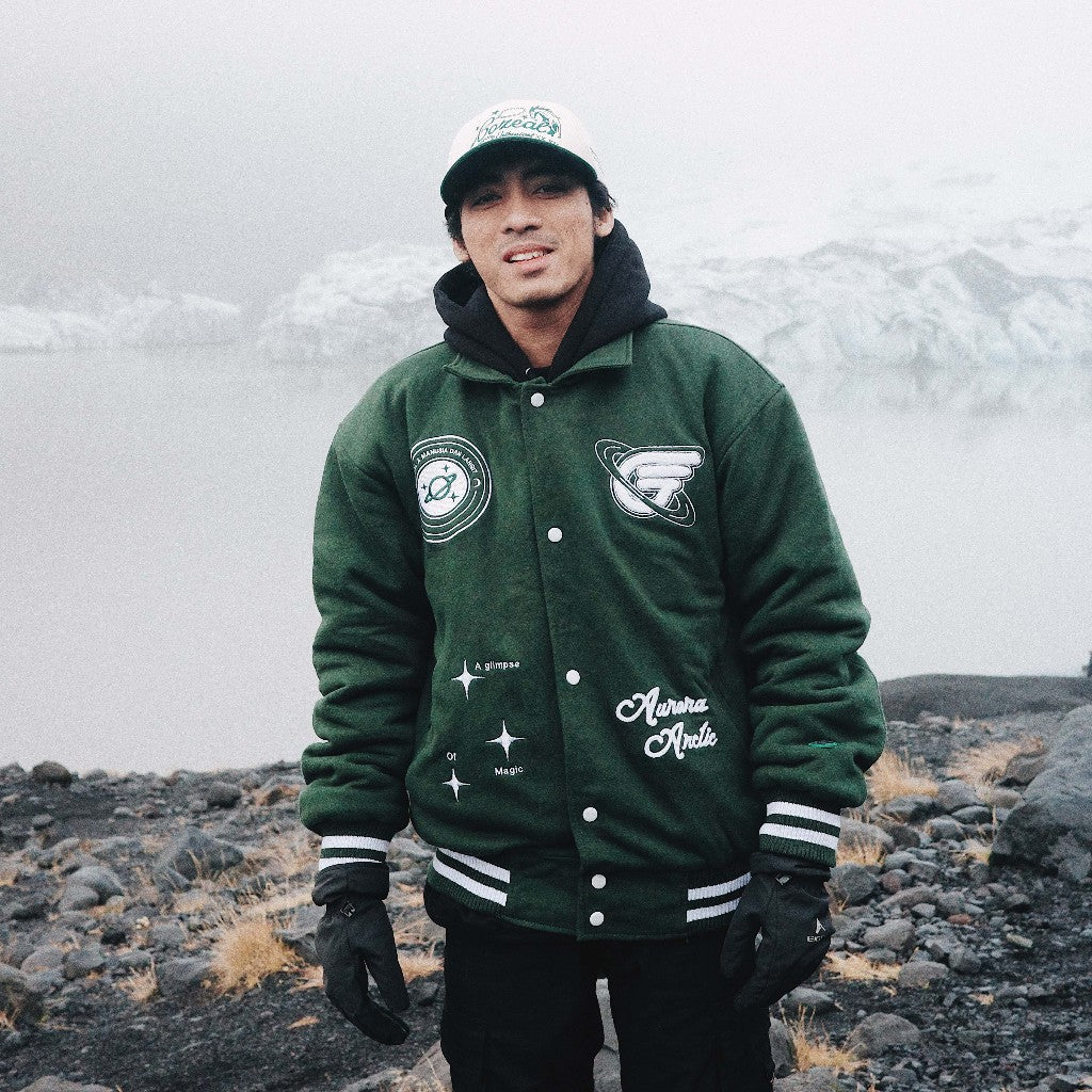 Gozeal X Manusia dan Langit - Notrh Wave Varsity Jacket