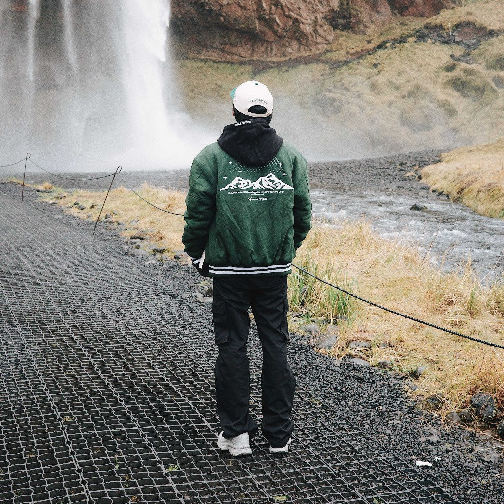 Gozeal X Manusia dan Langit - Notrh Wave Varsity Jacket