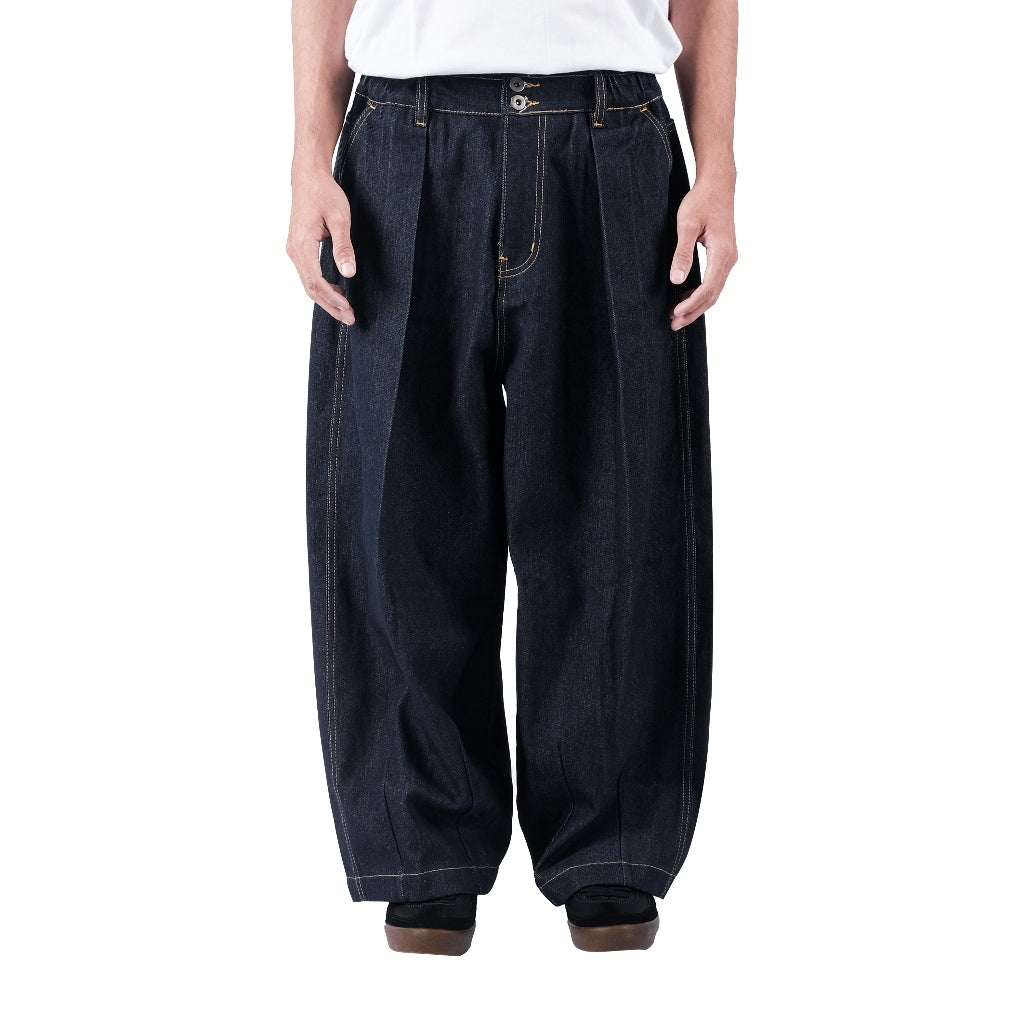 Raw Denim Balloon Pants