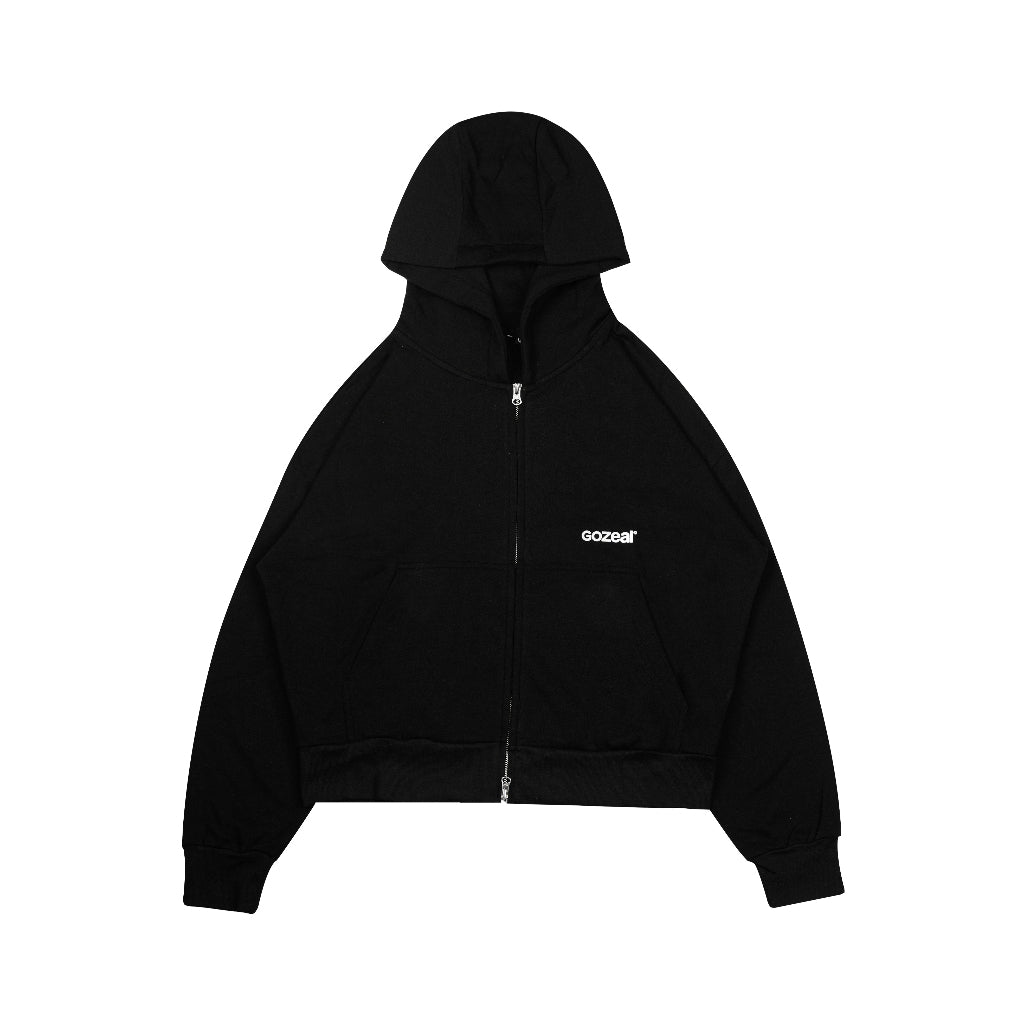 Silence Boxy Double Zip Hoodie