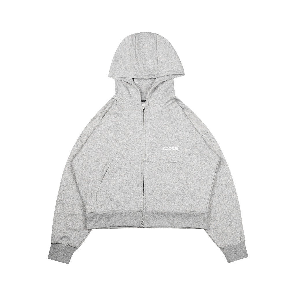 Silence Boxy Double Zip Hoodie