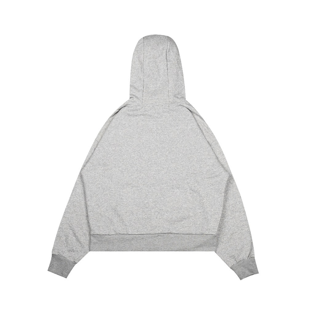 Silence Boxy Double Zip Hoodie