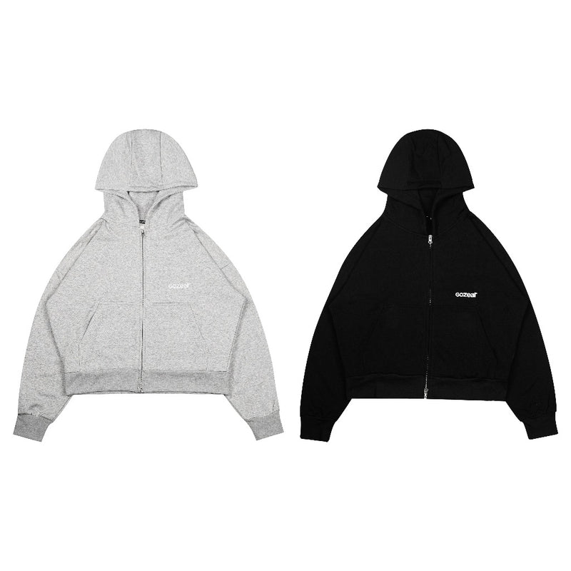 Silence Boxy Double Zip Hoodie